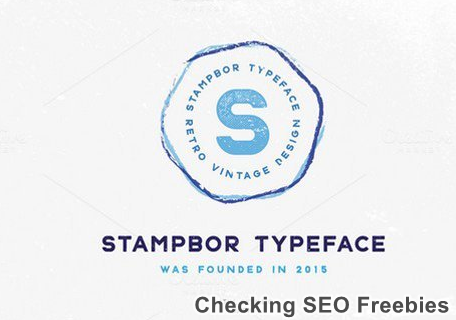 Download Stampbor Font & Badges Free