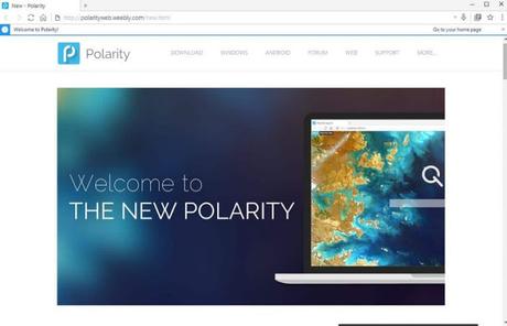 Download Polarity Web Browser Latest Version