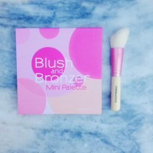 Coastal Scents Blush + Bronzer Mini Palette + Bonus Angled Blush Brush