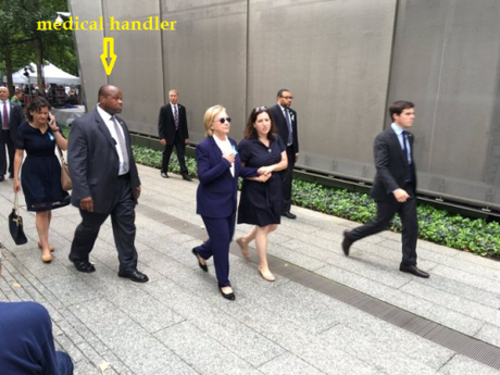 Hillary Clinton collapses at 9/11 memorial