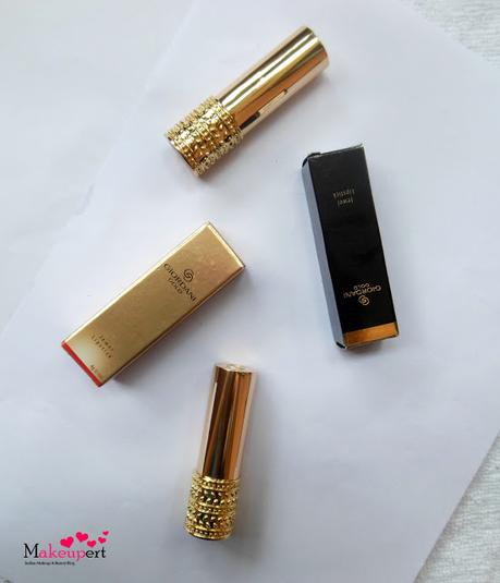Oriflame Giordani Gold Jewel Lipstick Cerise Pink, Dusky Nude // Review, Swatches