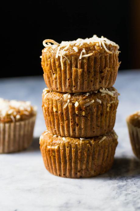 Coconut and Carrot High Protein Muffins