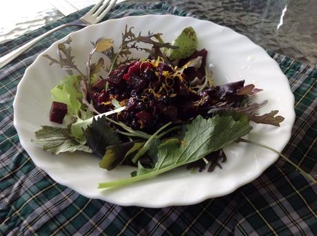 Cape Breton - Chanterelle Inn - Blueberry and Beet Salad 1
