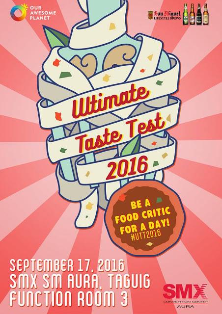 The Ultimate Taste Test 2016: Be a Food Critic for a Day!