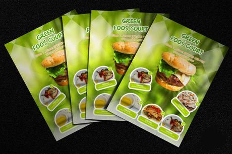 Download Food Court Flyer Templates PSD Free
