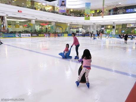 Ice skating family fun at The Rink