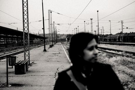 A #SorryAnton portrait of Charlene at the Beograd train station