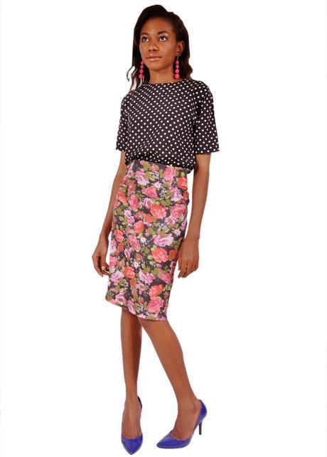 Many Ways to Style a Dark Floral Skirt