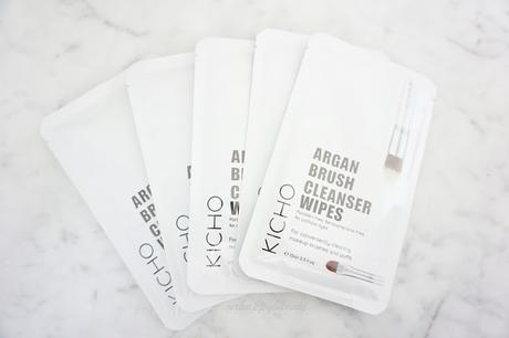 KICHO Argan Brush Cleanser Wipes & Cleanser Review