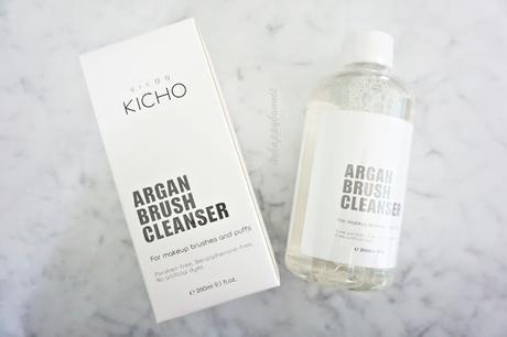 KICHO Argan Brush Cleanser Wipes & Cleanser Review