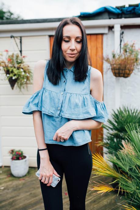 Denim Frills