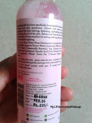 Lass Naturals Spring Mist Face Freshner & Toner Review