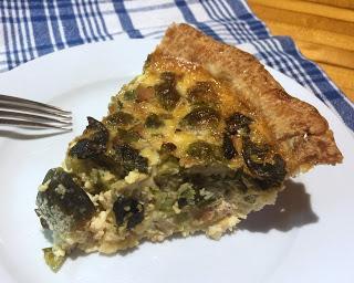 Brussels Sprouts & Bacon Quiche Euphoria