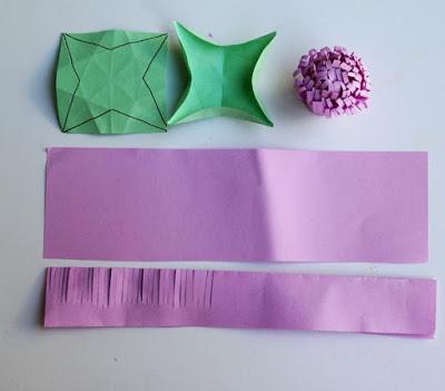 DIY Paper Flower Chandelier using Origami Techniques Heidi Swapp inspired