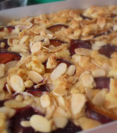 Plum & Almond Frangipane Bake