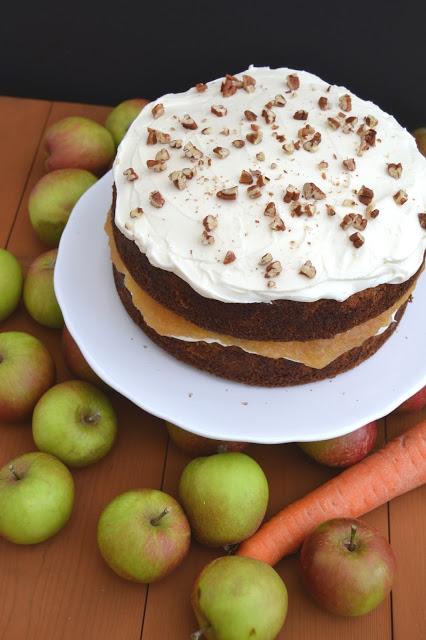 Carrot and apple cake