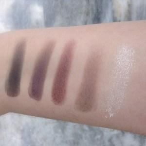 E.L.F. Clay Eyeshadow Palette in Smoked To Perfection swatch