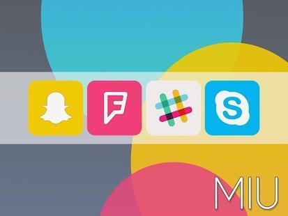 Miu - MIUI 6 Style Icon Pack - screenshot thumbnail