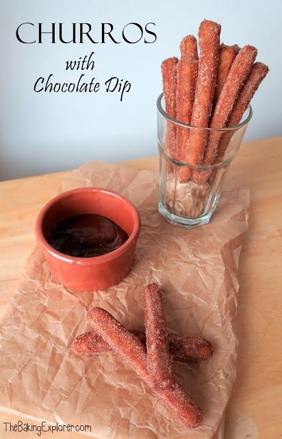 Churros with Chocolate Dip: GBBO Week #4