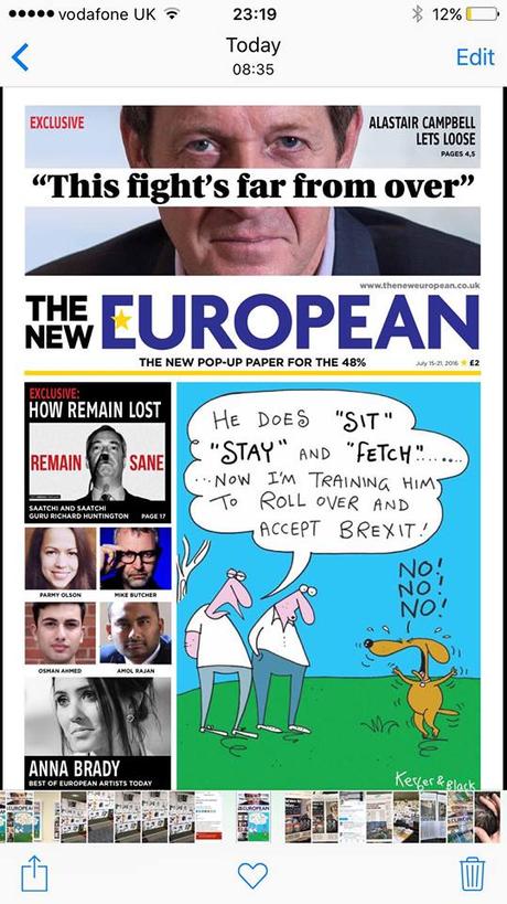 The New European: new newspaper thinks young