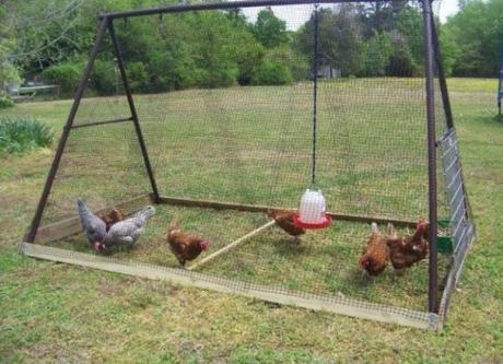 Chicken Coop Made From a Garden Play Set