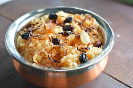 Saffron Rice | Saffron Flavored Pulao | Lunch Box Recipe