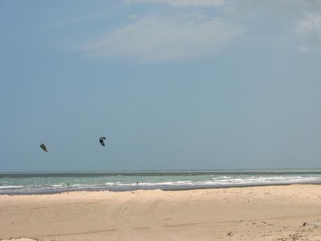 Kitesurfing at Prea