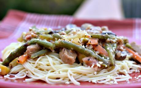 Garlic Veggies & Pasta