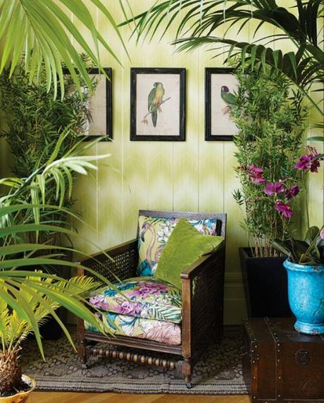 The tropical interiors trend has evolved… now we have the tropical rainforest vibe to tempt you further into the steamy jungle. 