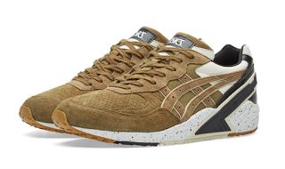 The Sartorial In Sporty:  ASICS X Monkey Time Gel Sight Olive Crown Sneakers