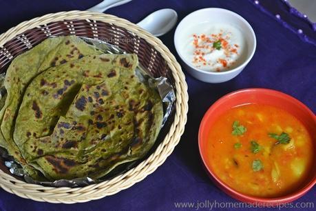 Palak Paratha Recipe, How to make Healthy Palak Paratha | Spinach Paratha Recipe