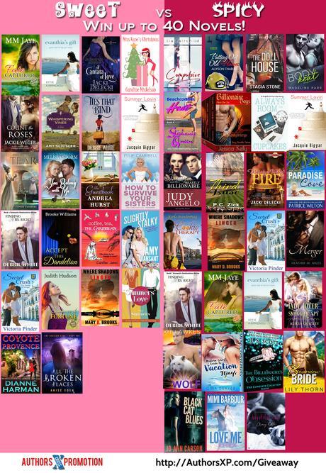 Win 40 Romance novels & get a free romantic urban fantasy (or 2)