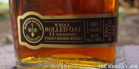 Jim Beam Whole Rolled Oat Harvest Bourbon label