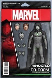 Infamous Iron Man #1 Cover - Christopher Action Figure Variant