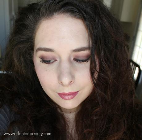 FOTD: Plum Smoky Eyes and Sparkly Pink Lips