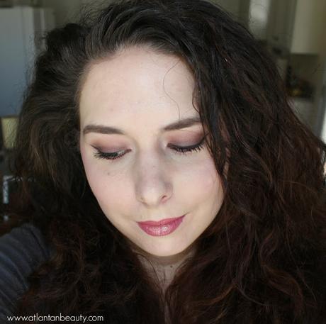 FOTD: Plum Smoky Eyes and Sparkly Pink Lips