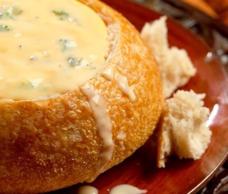 Beer-Cheese Soup Bread Bowl