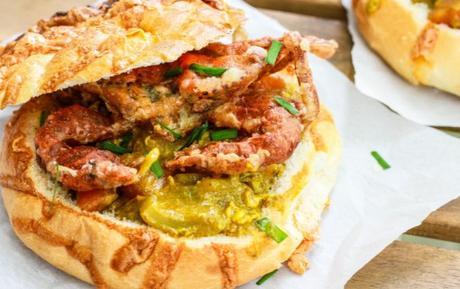 Curry & Soft Shell Crab Bread Bowl