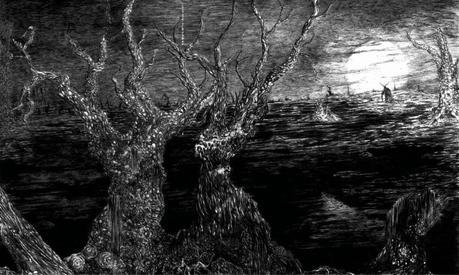 SWAMP WITCH: The Slithering Bog From Oppressive Death Doom Collective Streaming At Decibel; Record Out Now On Vinyl Via Tribunal Of The Axe