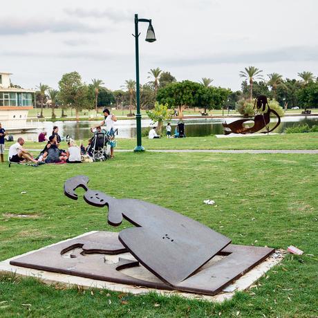 having an affair with a statue