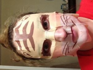 SOC Animal Tiger Anti-Wrinkle Sheet Mask on face