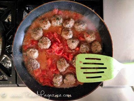 Italian Meatballs with Tomato Basil Sauce (Paleo, Whole 30, GAPS, SCD, low FODMAP)