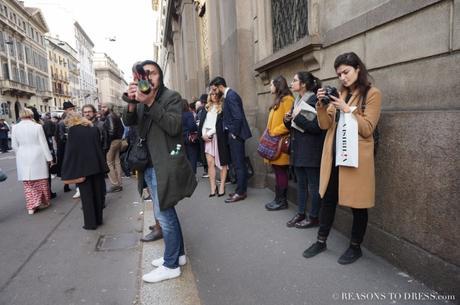 Reporting live from the WHITE SHOW at the Milan Fashion Week