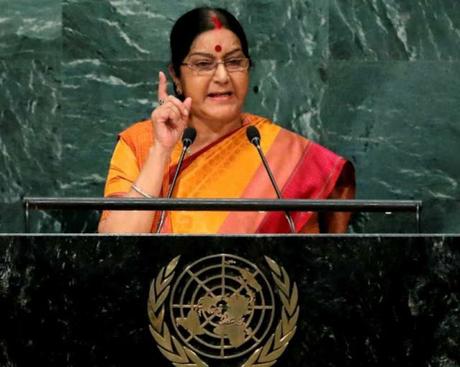 Sushma's speech at UNGA; TN CM meeting at Apollo; Trump blames mike and Gambhir is back !!