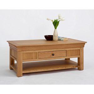 Decorate your living room with oak tables Coffee