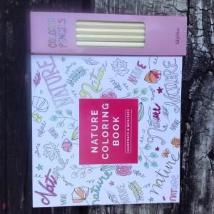 FabFitFun Coloring Book & Colored Pencils