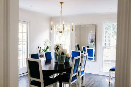 Amy Havins shares photos of her dining room in her house.