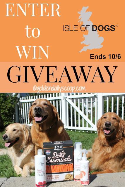 Isle of Dogs grooming products and treats giveaway 