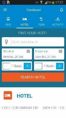 Travelyaari: App for bus, hotel & tour bookings