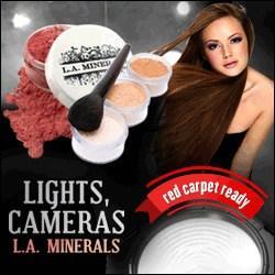 The Cult Beauty Box by Huda Kattan Available Now LA Minerals - Red Carpet Ready Mineral Makeup